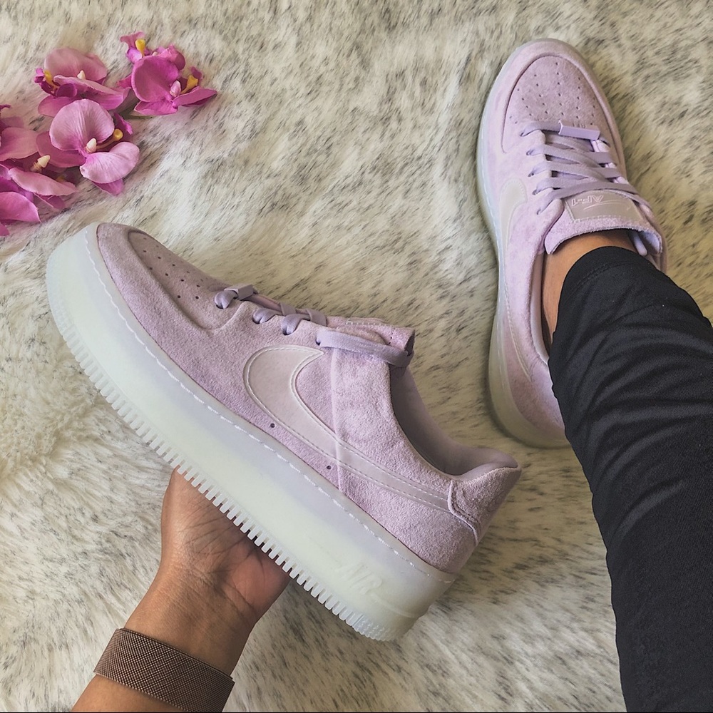 ‼️sold‼️Rare Nike Air Force 1 Sage Lilac 8.5W - Picture 8 of 8